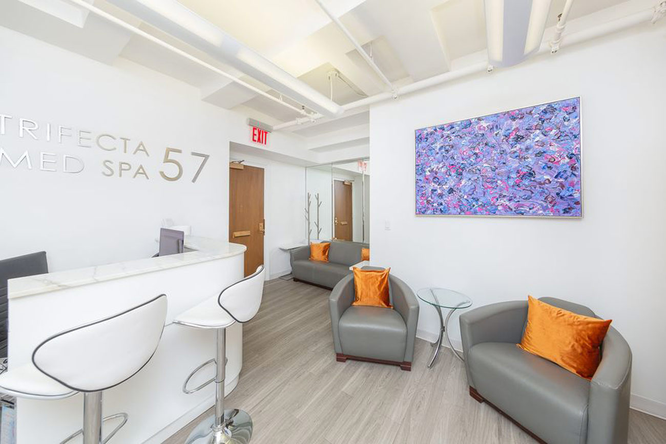 Trifecta Med Spa 57th Street clinic lounge